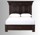 Indian Hand Carved Solid Wood Bed Frame King Size 157